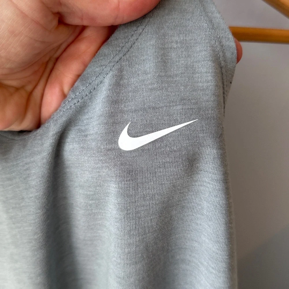 Nike Grey and Black Racerback Tank